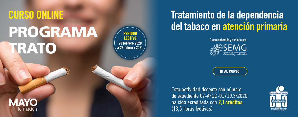 Curso tratamiento de la dependencia del tabaco en atención primaria